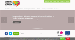 Desktop Screenshot of communityactionsuffolk.org.uk